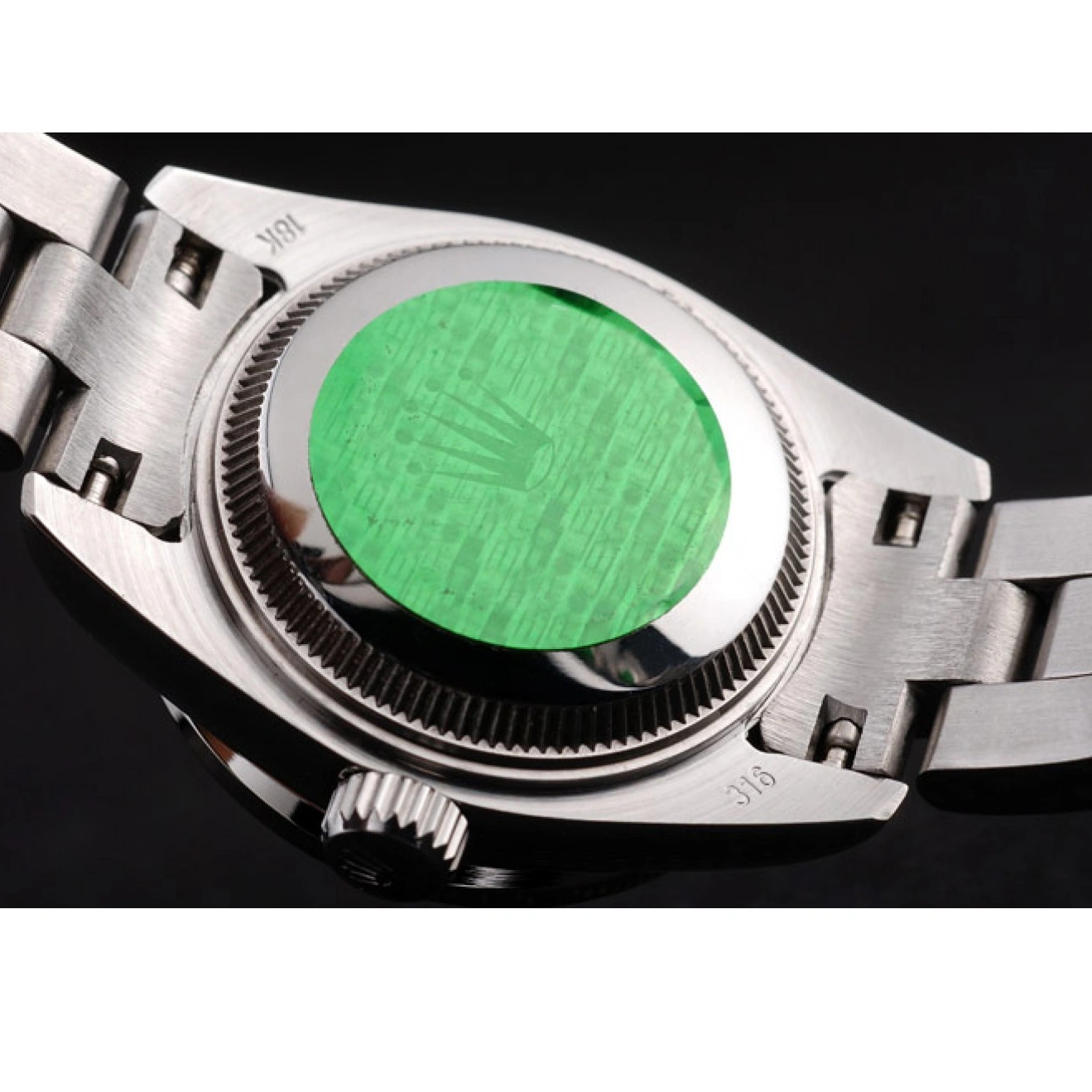 Aaa replica Polished Explorer 98089 Black Stainless Rolex Steel Dial 1013